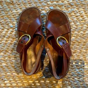 Marc Jacobs Brown Leather Sandals